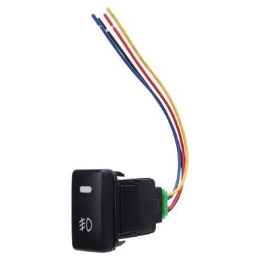 Imagem de Interruptor de Botão de Pressão de 4 Pólos 12V Com Indicadores LED para FJ Cruiser Tacoma Tundra Lâmpada de Nevoeiro DRL LED Barra de Luz