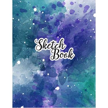 Imagem de Sketchbook: Blank paper sketch Notebook for sketching, drawing, painting or doodling, 120 Pages