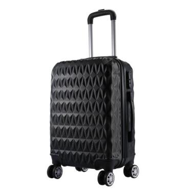 Imagem de Mala de Viagem Média Ac74 65x42x26 Em Abs C/ Rodinhas 360º Rosa Ouro -