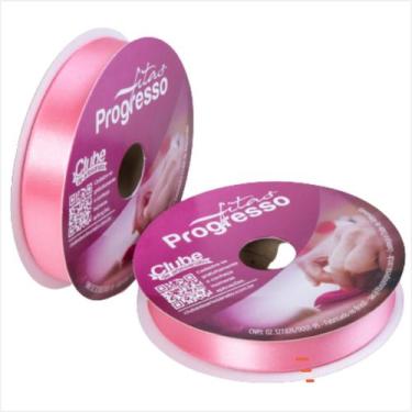 Imagem de Fita de Cetim Progresso 22mm 50 Mts Rosa pétala 009