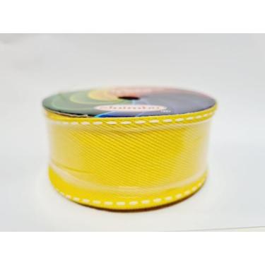 Imagem de Fita Jeans Sinimbu Cor 01 Amarelo - 38mm / 10 metros