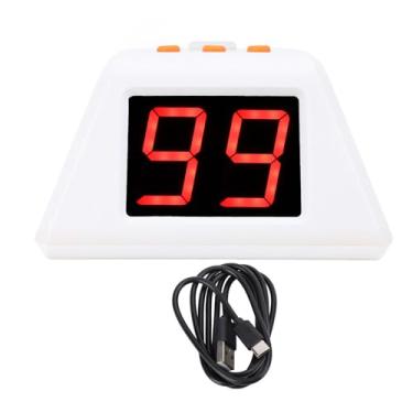 Imagem de Temporizador Digital de 4 Lados, Aviso de Campainha, Display LED Transparente, Portátil e Versátil, 3 Tempos Predefinidos Temporizador de Cubo Com Display HD de 1,4 pol. Com LED,