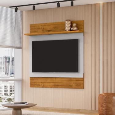Imagem de Conjunto Painel E Rack Rosalia Naturalle Off White
