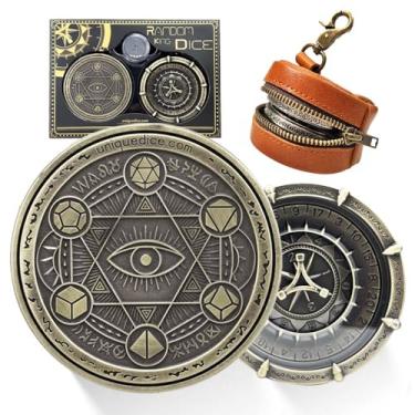 Imagem de Random King Dice Spinner Dice Metal DND Dice Set 7-in-2 Dual-Spin Wheels Dice Set Unique Dice Spinner Goblins Metal D&D Dice for Dungeons and Dragons DND Gifts- Dice King