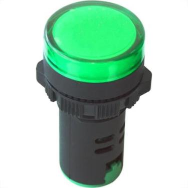 Imagem de Sinaleiro Jng ''Led'' Plastico Ad16-22 220V Verde 53678 - Kit C/10