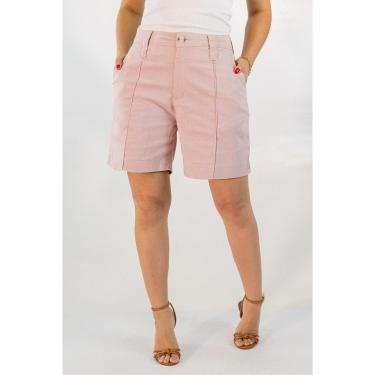 Imagem de Bermuda Feminina Mom Linho Elastano Anticorpus Premium-Feminino