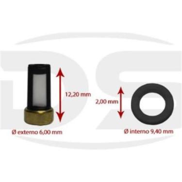 Imagem de Kit de filtro para bico injetor Kia Cerato 2013 a 2016 DS