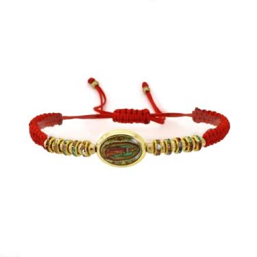 Imagem de BDM - Pulsera de la Virgen de Guadalupe, brazalete medalla con imagen de la Virgen protectora Guadalupe, BDM