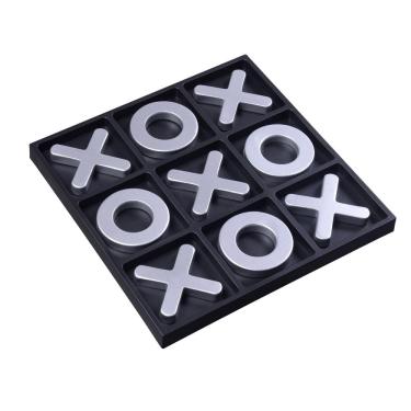 Imagem de Jogo de tabuleiro Tic Tac Toe Tolevoit Textured Silver 11,6"