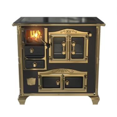 Imagem de Fogao a Lenha N 1 Princess Premium Preto Gold Sd