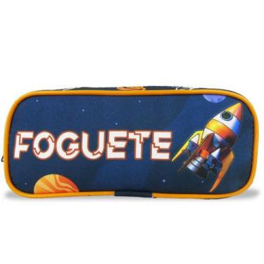 Imagem de Estojo Infantil Escolar Foguete - Vou Leve