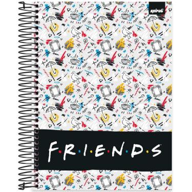Imagem de Caderno univ. Capa dura 15x1 240fls Friends 2333352 Spiral Frd pt 1 un