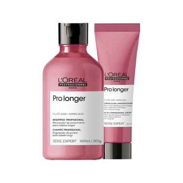 Imagem de Kit L'Oréal Pro Serie Exp Pro Longer - Sh E Leave-In