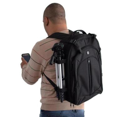 Imagem de Mochila Photopro Cargo Nylon 600  47x35x13 cm, Nylon, Preta, Unico
