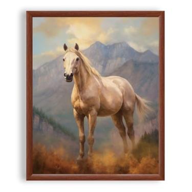 Imagem de Art Shoppe Arte de parede com impressão emoldurada, decoração de parede vintage para sala de estar, quarto, escritório, imagem de alta resolução em papel de arte premium, moldura de 3/10.2 cm com