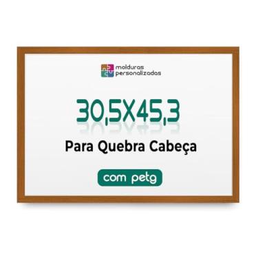 Imagem de Moldura 30,5x45,3 para Quebra Cabeça Puzzle Grow com Proteção Petg (Caramelo)