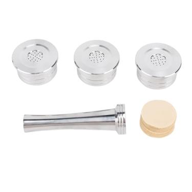 Imagem de Kit de Aço Inoxidável de Cápsula de café Reutilizável para Delta Q Coffee Machine Preservação de Sabor Forte para Todos Os Amantes do café (#2)