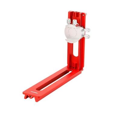 Imagem de AsrMyjcx L Suporte de suporte vertical Horizontal Easy Instalação Astrofotografia Suporte Câmera Stand Placa de liberação rápida para câmera de vídeo, Vermelho