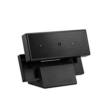 Imagem de Webcam HD 1080P com microfone, webcam USB para transmissão ao vivo, desktop e laptop, microfone embutido (preto) adequado para equipamentos de computador doméstico