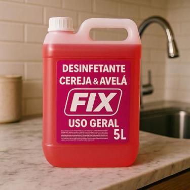 Imagem de Desinfetante Profissional 5 Litros Cereja com Avelã - FIX.