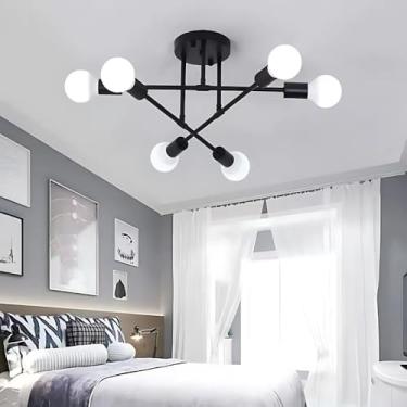 Imagem de Lustre Pendente Luminária De Teto 45w Para Sala Jantar Quarto Lines