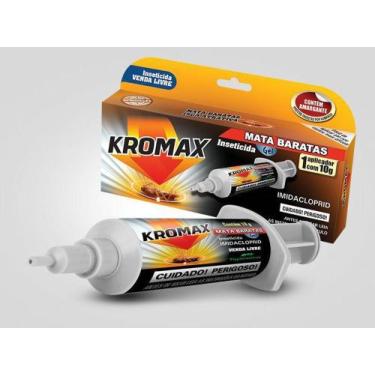 Imagem de Armadilha Mata Baratas Kromax Gel Aplicador com 10 g - Dia Mata Barata