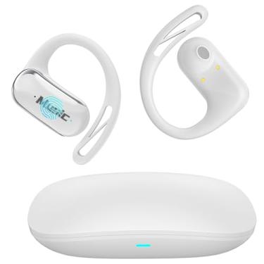 Imagem de Fones de ouvido de tradução em tempo real, fones de ouvido de tradutor de idiomas AI ajustáveis Dispositivo tradutor 3 em 1 TWS 142 idiomas para aprendizado de negócios em viagens - preto (branco)