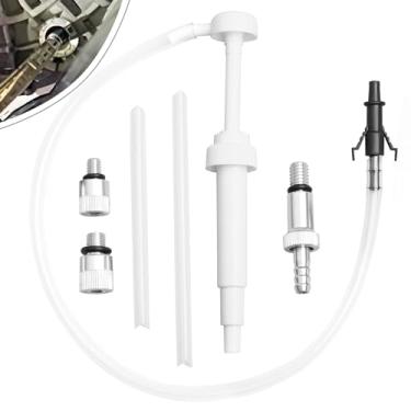 Imagem de FUELIO Bomba de óleo de engrenagem de unidade inferior marítima para garrafas de 1 litro - Bomba de transferência de óleo de engrenagem para motor de barco marítimo mudança de carro automotivo - Bomba