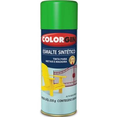 Imagem de Tinta Spray Esmalte Sintético 350ml Verde - 744 - COLORGIN - Sherwin w