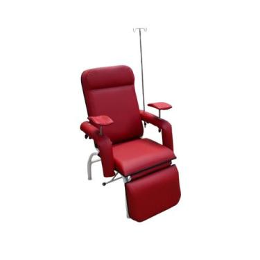 Imagem de Poltrona Luxo Hospitalar Reclinável Simultânea Coleta Com Suporte de S