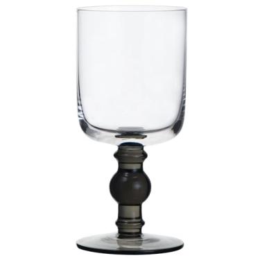 Imagem de Jogo de 2 taças para agua Joie de Vivre em vidro 350ml A16,9cm fumê