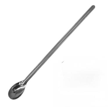 Imagem de Colher Bailarina 30cm Para Sucos Drinks Aço Inox(1 Unidade)
