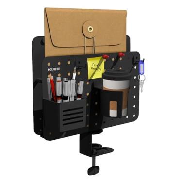 Imagem de Mount-It! Pegboard de mesa de fixação para armazenamento de mesa, organização e privacidade