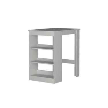 Imagem de Bancada de Cozinha 2 Lugares 3 Nichos B15 Emovell, Branco