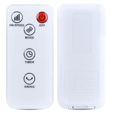Imagem de Ventilador de substituição de controle remoto compatível com ventilador de torre oscilante sem lâmina Uthfy 03 e 001 (branco)