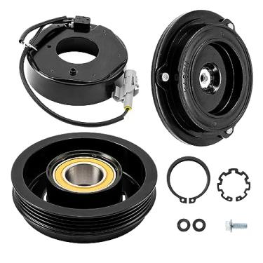 Imagem de Torchbeam Kit de embreagem de compressor de ar condicionado 78335 adequado para Tacoma 1995-2004 2,4L, Tacoma 1995-2004 2,7L, T100 1994-1998 2,7L, substituir 143131NEW, 10000412, 638810, CS2009 6