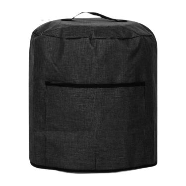 Imagem de Fenteer Air Fryer Capa Cozinha de cozinha capa de fogão a capa de poeira bolso de armazenamento para panela de sopa, Preto
