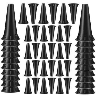 Imagem de ABECIOUS Capas Para Otoscópio De Diagnóstico, Pacote Com 50 Unidades, Universal, Pontas Plástico Descartáveis Alta Qualidade Espéculos Auriculares 2,5 Mm (50 Peças) Adultos E Crianças
