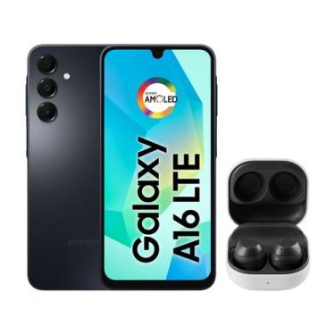 Imagem de Smartphone Samsung Galaxy A16 256GB Preto Claro - 4GB RAM + Galaxy Bud