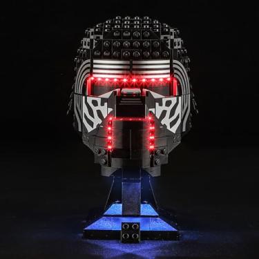 Imagem de BRIKSMAX Kit de luzes 2.0 para capacete Lego Kylo Ren - Iluminação LED inovadora compatível com Lego Star Wars 75415 - Conjunto Lego não incluído