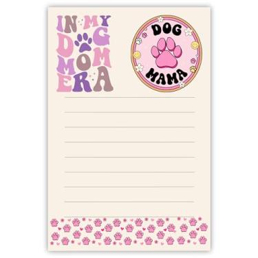 Imagem de DAILY RITMO® Bloco de notas Dog Mom Era Stick to Do List | Presentes de papelaria para mulheres para amantes de cães, presente para o dia das mães, aniversário, Natal, 10 x 15 cm, 50 páginas
