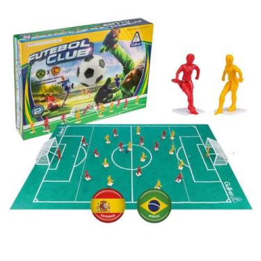 Imagem de Jogo Infantil de Futebol Club Caixa 2 Seleções + Acessórios - Gulliver
