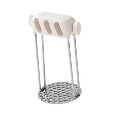 Imagem de Kokiya Amassador de batatas, amassador de alimentos, espremedor de batatas multiuso, para ervilhas, feijões, batatas doces e ovos, Branco