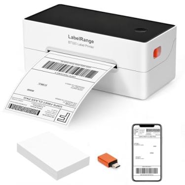 Imagem de LabelRange Impressora de etiquetas de comércio eletrônico, impressora térmica de etiquetas de envio Bluetooth, impressora térmica 4 x 6 compatível com Android, iOS, Windows, Amazon, Ebay, Shopify,