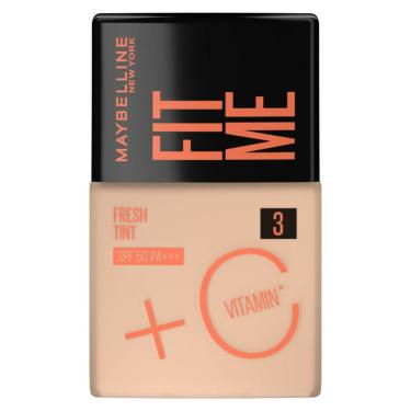Imagem de Base Líquida Maybelline Ny Fit Me Fresh Tint Com Vitamina C FPS50 Cor 03 - 30ml