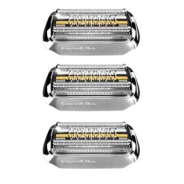 Imagem de Peça de substituição da cabeça de barbeador elétrico 92s Series 9 Pro compatível com barbeadores elétricos Braun Series 9 Pro e Series 9 9290cc, 9291cc, 9370cc, 9376cc, 9293s, 9260s, 9295cc, 9385cc