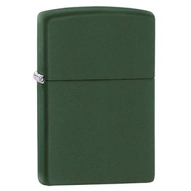 Imagem de Zippo Isqueiro de bolso verde fosco clássico