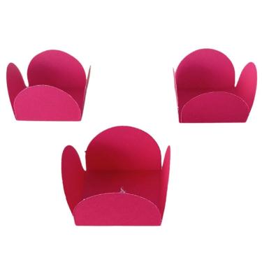 Imagem de 40 Forminhas para Doces Petalas para Aniversários Casamentos e Comemorações Docinhos Confeitaria 