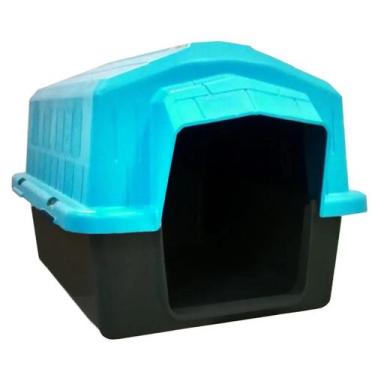 Imagem de Casinha Dog Pet Shop Veterinário Resistente N4 Azul Alvorada