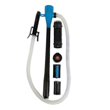 Imagem de predolo Bomba de transferência manual, ferramenta multiuso para troca de óleo e fluido, transferência de combustível para energia, Branco, Azul